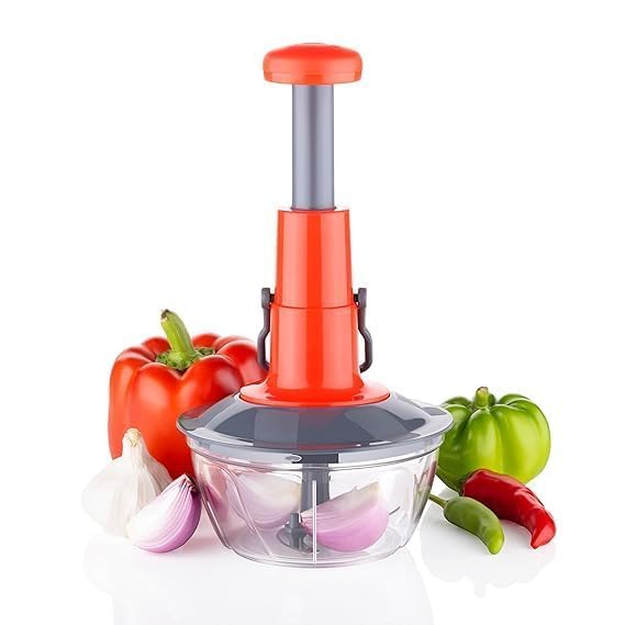GharNeeds™ Premium Manual Push-Press Vegetable & Fruit Chopper