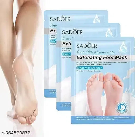GharNeeds™ Goat Milk Exfoliating & Peeling Foot Mask