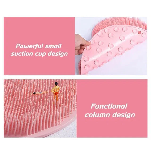 GharNeeds™ Anti-Slip Shower Scrubber & Foot Scrubber Mat
