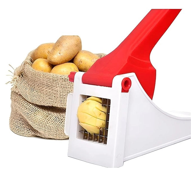 GharNeeds™ Heavy-Duty French Fry Cutter & Vegetable Dicer