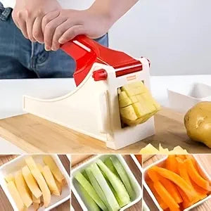 GharNeeds™ Heavy-Duty French Fry Cutter & Vegetable Dicer