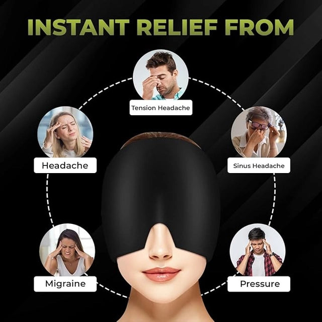 GharNeeds™ 360° Gel Headache & Migraine Relief Therapy Cap