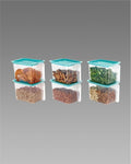 GharNeeds™ Unbreakable Multipurpose Fridge & Pantry Storage Baskets (Pack of 6)