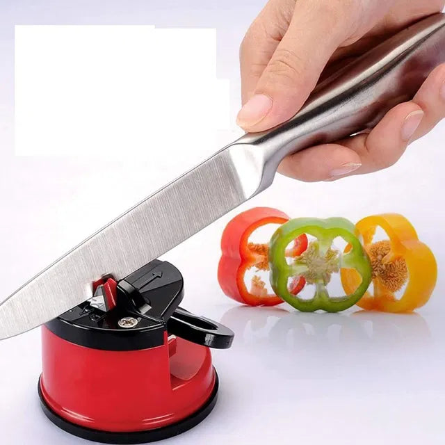 GharNeeds™ Ultimate One-Handed Suction Cup Knife Sharpener